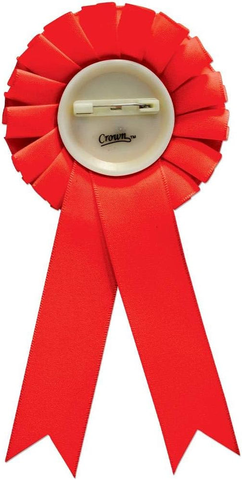 Rosette Dairy Goat Red Ribbon, Goat Trophy Ribbon Award Prize