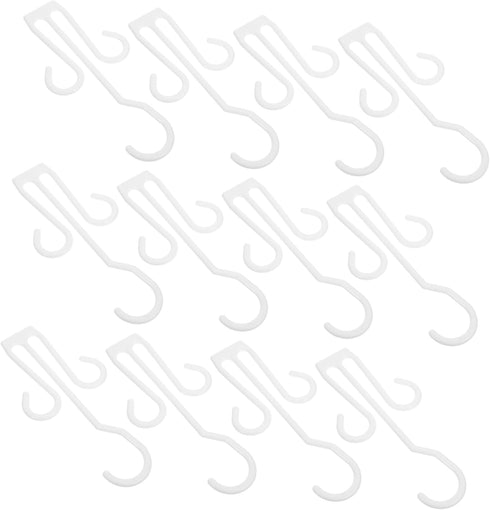 MAGICLULU 12pcs Plastic Shoe Drying Hangers Slipper Display Rack Shoes Hanging Rack