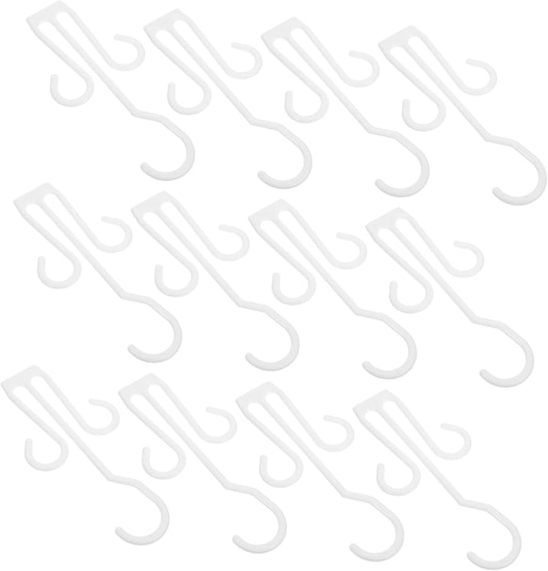 MAGICLULU 12pcs Plastic Shoe Drying Hangers Slipper Display Rack Shoes Hanging Rack