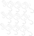 MAGICLULU 12pcs Plastic Shoe Drying Hangers Slipper Display Rack Shoes Hanging Rack