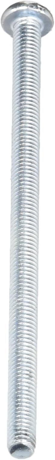014973316174 Slotted Round Machine Screws, 10-32 x 3-1/2, Piece-15, Zinc