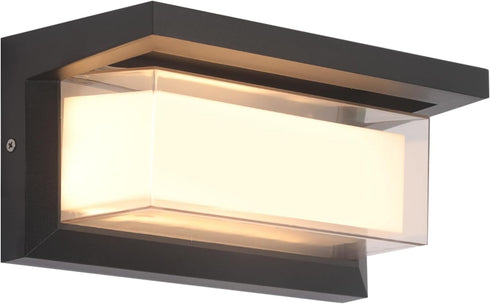 FUPE Outdoor Lights for House 24W Exterior Lighting Fixtures 3-Color Adjustable 2200LM IP65
