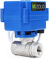 1/4" 304SS 9-24V 2 Setup U.S. Solid Motorized Ball Valve- NSF Certified Ball Valve with Full Port, AC/DC and Wire Auto