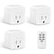 HBN Remote Control Outlet, 100FT RF Signal Wireless On Off Switch Plug for Household Appliances, 15A