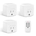 HBN Remote Control Outlet, 100FT RF Signal Wireless On Off Switch Plug for Household Appliances, 15A