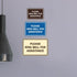 Signs ByLITA Classic Framed Please Ring Bell For Assistance Wall or Door Sign - Durable Material (Black) - Small (1