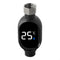Drawup 0-99C 304 Smart Digital Display Shower Thermometer with Color-Coded Temperature Indicator, Range, Stainless