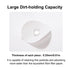 BE-TOOL 50pcs 47mm, 0.22m, PM10 Glass Fibre Microporous Filter Membrane, Diameter Aperture Air Membrane Filters for TPS