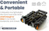 Venmark Folding Luggage Cart with Wheels Foldable, Compact, Lightweight - Portable Hand Truck and Collapsible Dolly