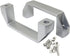 2-Pack Silver Aluminium Alloy Handle Rectangular Industrial Pull Handle for 30 Series European Standard Aluminum Extrusion Profile Accessories 120mm by PZRT