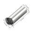 Baomain 100-Pack Copper Crimp Connectors, AWG 10/6mm² Long: 12mm Non-Insulated Ferrule Pin Terminals (EN6012)