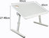 PERZOE Laptop Desk Foldable Bed, Table Folding Breakfast Tray, Adjustable Laptop Bed Table with Heights and Angles