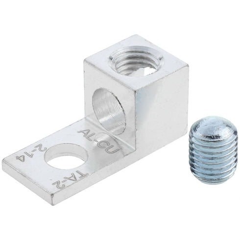 10PCS Aluminum Mechanical Wiring Piece Set, 2AWG TA-2 1B2U, Aluminum Alloy Terminal Mechanical Wiring