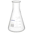 Glass Wide Mouth Erlenmeyer Flask, 250 ml Borosilicate Glass with Heavy Duty Rim, Pack of 1