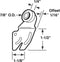 Prime-Line N 6840 7/8 in. Nylon, Flat Closet Door Roller, for Sliding Doors (2 Pack)