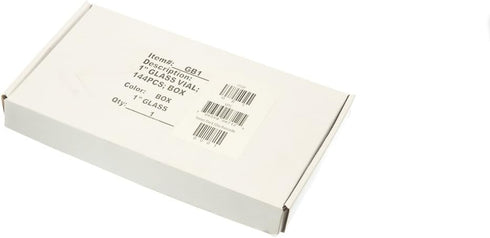 SE Glass Vials with 1" x 9/16" Diameter (Pack of 144)