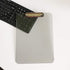 JAM PAPER Plastic Clipboards, Letter Size (9 x 12.5), Smoke Grey, Clip Board Sold Individually
