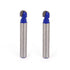 2 Pack 5/16 Inch Diameter Core Box Router Bit, 2-Flute Round Nose Router Bits with 1/4 Inch Shank
