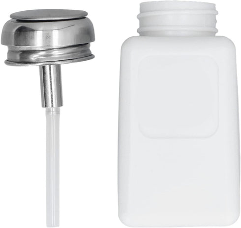 Solvent Dispenser, 200ML Press Type ESD Safe Anti-Static Square Bottle for Alcohol and Methanol
