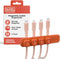 BLACK+DECKER 4 Pack Magnetic Cable Clips w/Metal Plate, Adhesive Wire Holder Keeper