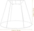 Gadpiparty Shade Bracket Lampshade Frames Metal Lampshade s for Floor Lamps Adaptor Guard Fitting Ring Tassel