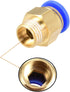 uxcell Straight Pneumatic Push to Quick Connect Fittings G1/4 Male x 10mm Tube OD, 10pcs