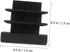 30pcs 15x15mm Black Square Furniture Leg Plugs Tube Bungs End Caps for Chair Glide Inserts and Table Leg Protectors