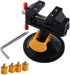 Yakamoz Universal Mini Suction Vise Clamp 360 Degrees Drill Press Vise Table Bench Vice for DIY Jewelry
