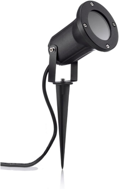 Auraglow Deep Recessed GU10 Holder Garden Spike Light Floor or Wall Mount