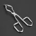 Stainless Steel Crucible Tongs 200mm, Professional Foundry Beaker Tongs with Rivet for Laboratory Use