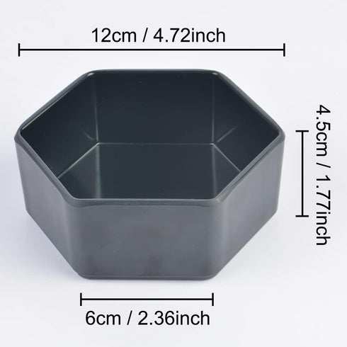 Resin Paper Clip Holder, Paperclips Dispenser for Home Office School, 2 Pack Binder Clip Holder for Desk Accessories