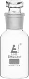 EISCO 250ml Reagent Glass Bottle - Wide Mouth with Stopper