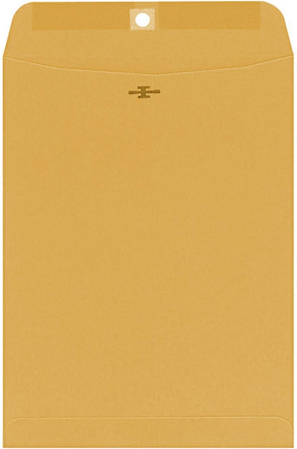 Mead Clasp-Gummed Catalog Envelopes, 6" x 9", Brown Kraft, 100/Box (CO955)