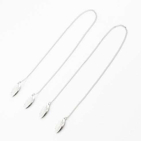 LXLVOUEG 2 PCS Dental Bib Clips,Adjustable Lightweight and Portable Metal Dentist Bibs Clips