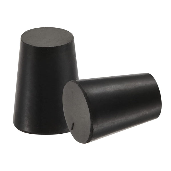 MECCANIXITY Rubber Tapered Plug, 14mm to 19mm Solid Test Tubes Bungs, 10 Pieces