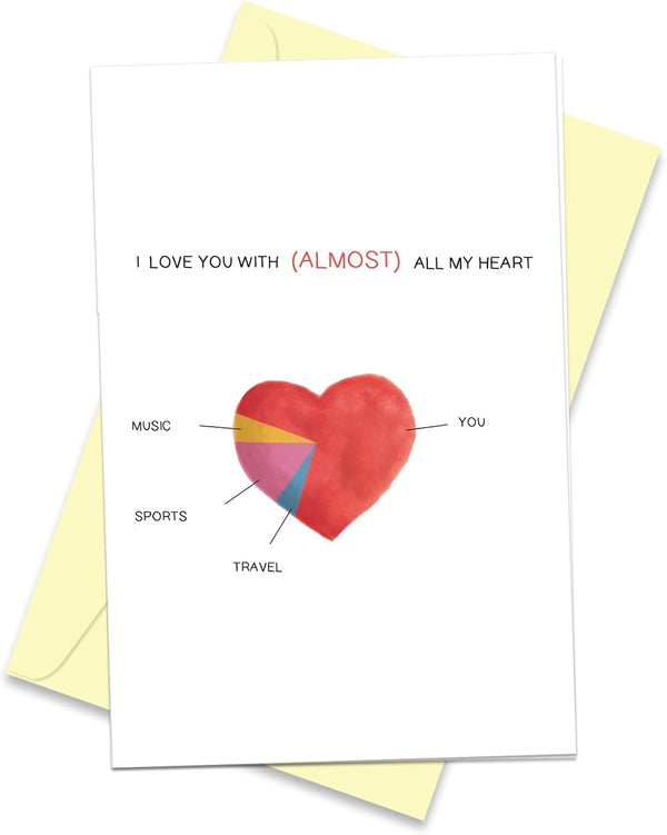 Arsagen Romantic Valentine's Day Card,Sweet Anniversary Card for Girlfriend Boyfriend,Funny Valentine's Day Card,I