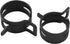 20 Pcs 0.86 Inch ID Spring Band Type Clamps, 22mm Fuel Hose Clamps Fasteners, Black Spring Hose Clip