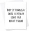 Generic CAPYTINI Funny Sarcastic Naughty Really Long One Night Stand Anniversary Valentine Card