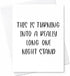 Generic CAPYTINI Funny Sarcastic Naughty Really Long One Night Stand Anniversary Valentine Card