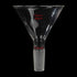 Glass Funnel, Short Stem Powder Funnel with 100 mm Top Diameter and 24/40 Inner Joint Filter Funnel for Lab