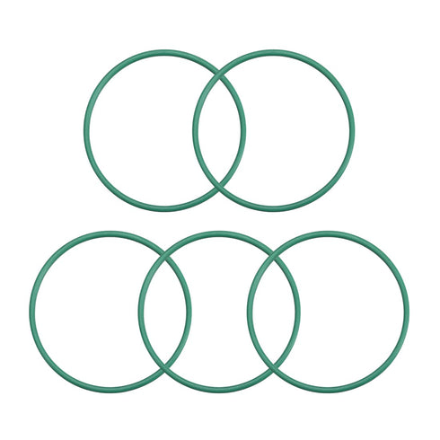 uxcell Fluorine Rubber O-Rings, Green, Pack of 5, 39mm OD, 36mm ID, 1.5mm Width FKM Seal Gasket