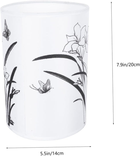 1Pc Holibanna Modern Lampshade Light Cover for Table and Floor Lamps Fresh Style Cloth Light Decor Height for Bedroom