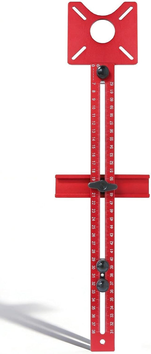 4 in 1 Router Milling Groove Bracket,Cabinet Hardware Jig and Router Guide,Adjustable
