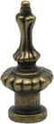 HAJXZH 1 PCS Lamp Finials Decorative Antique Bronze Solid Lampshade Top Harp Top