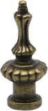 HAJXZH 1 PCS Lamp Finials Decorative Antique Bronze Solid Lampshade Top Harp Top