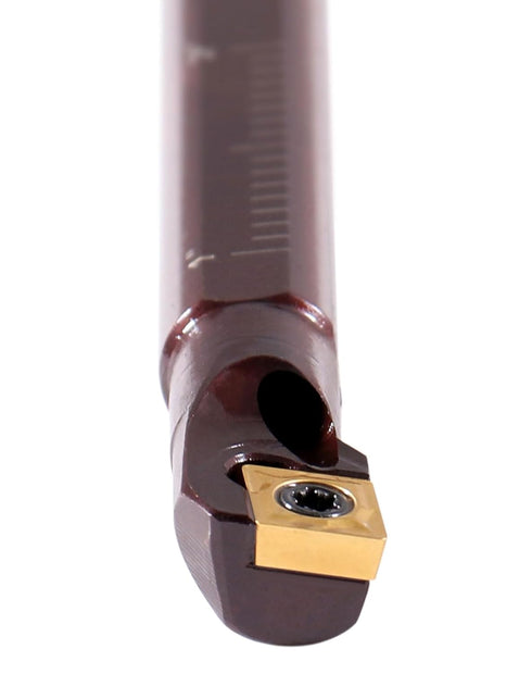 Accusize Industrial Tools Right-Hand Sclcr Coolant Through Indexable Boring Bar - 3/8'' by 4.33'' with CCMT Insert