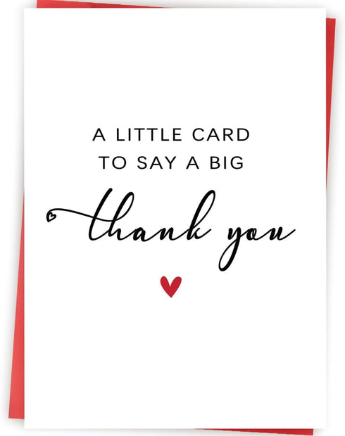 Zyulin Simple Thank You Card Gifts for Men Women, Appreciation Gifts for Teacher