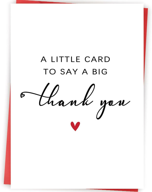 Zyulin Simple Thank You Card Gifts for Men Women, Appreciation Gifts for Teacher