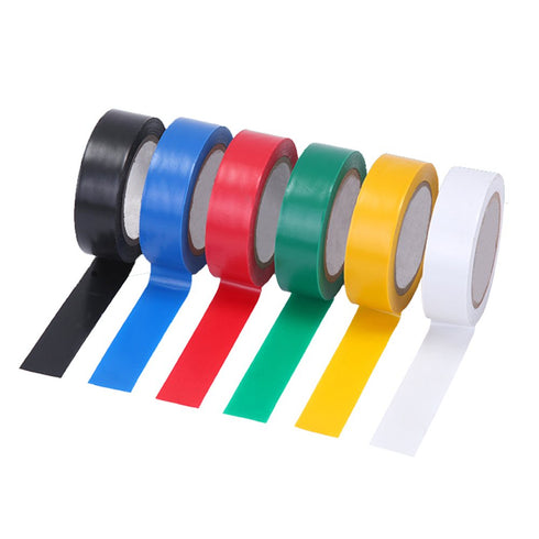 PASOW 6 pcs General Purpose Electrical Tape, PVC Electrical Wire Insulating Tape in Assorted Colors