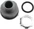 RLECS 4PCS 6 180 1/2 Inch Gray Nylon Plastic Degree Straight Conduit Connector Liquid Tight Accessories Electrical Box
